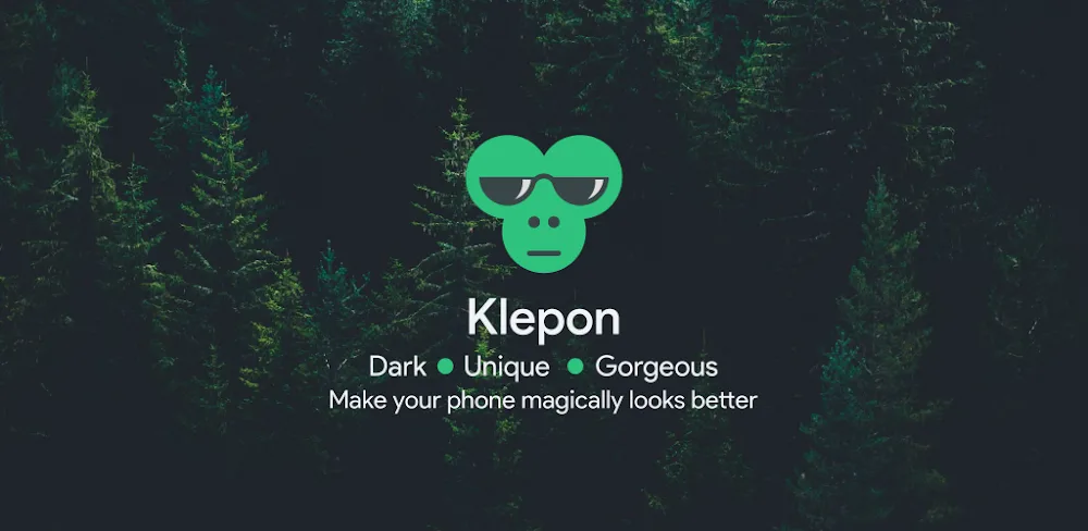 Klepon: Dark Icon Pack v16.8 APK (Full Version) Download