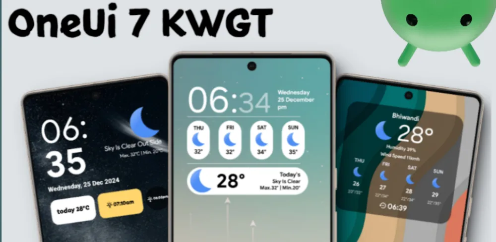 OneUi 7 KWGT MOD APK v1.1.4 Full Version Download