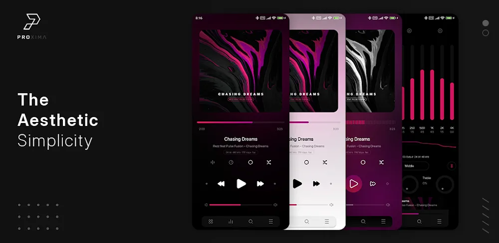 Proxima - Poweramp Skin v2.6.6 MOD APK Download