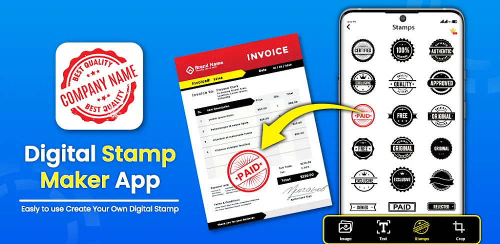 Stamp Maker: Photos Watermark v15.1 MOD APK Download (Premium Unlocked)