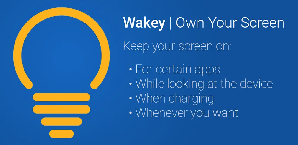 Wakey MOD APK v11.5.0 (Keep Screen On Premium Unlocked) Download