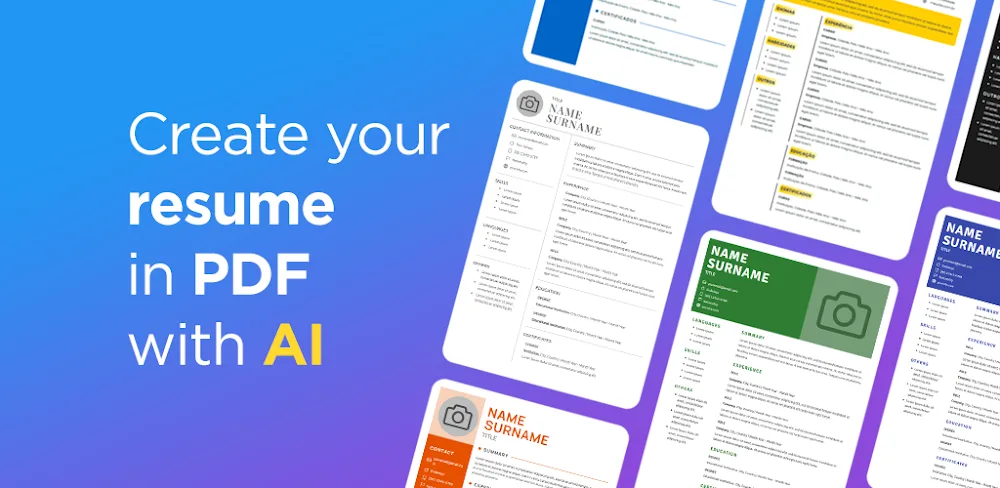 AI Resume CV PDF v2.45 MOD APK (Premium Unlocked) Download