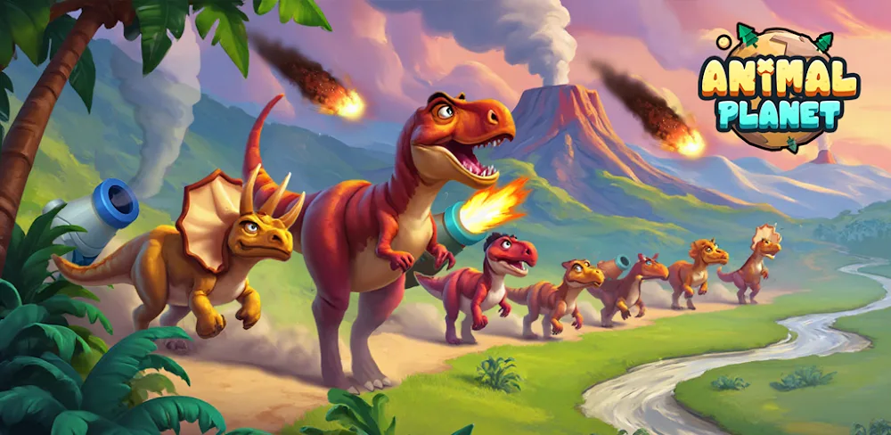 Animal Planet Defense Run v5.8.5 MOD APK (Menu, Coins, Energy) Download