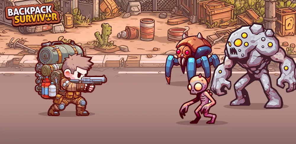 Backpack Survivor: Idle RPG v0.0.6 MOD APK Download (Menu, God Mode, EXP Multiplier)