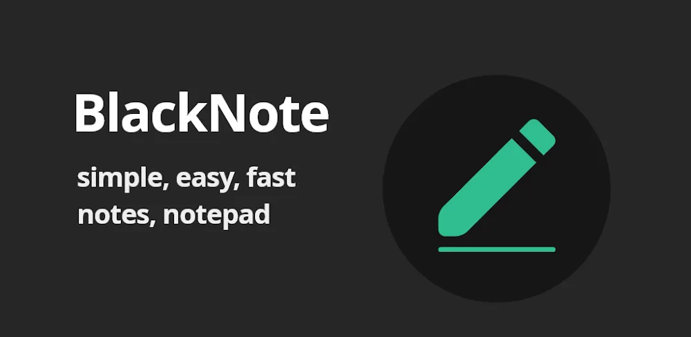 BlackNote v3.3.9 MOD APK Premium Unlocked Utilities Download
