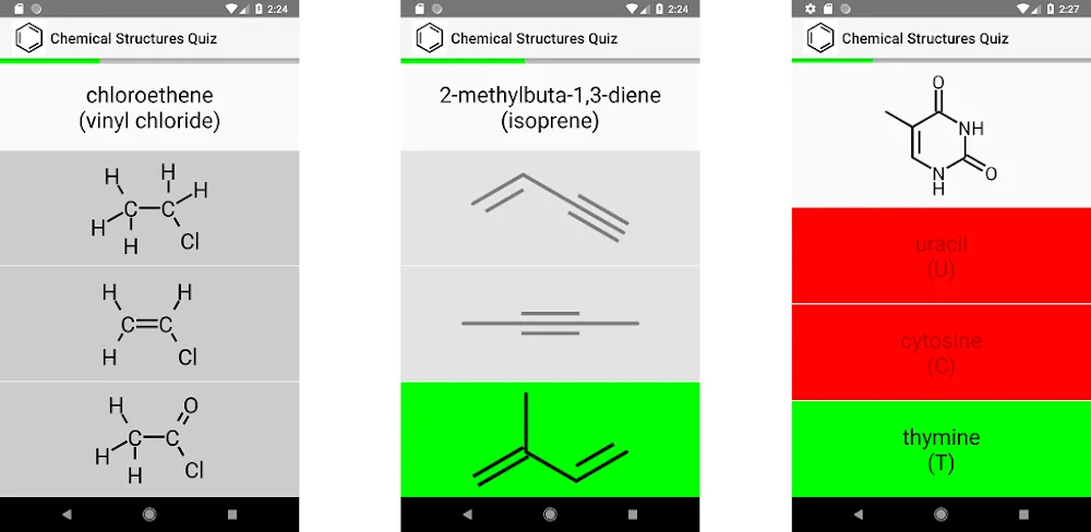 Chemical Structures Quiz v1.21 MOD APK Download