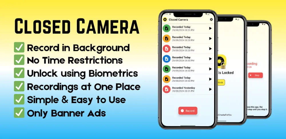 Closed Camera v19.1.0 MOD APK Download (Premium Unlocked)
