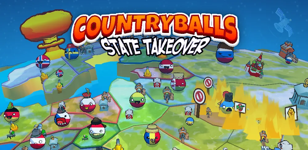 Country Balls: State Takeover v2.1.3 MOD APK Unlimited Gold Diamonds Download