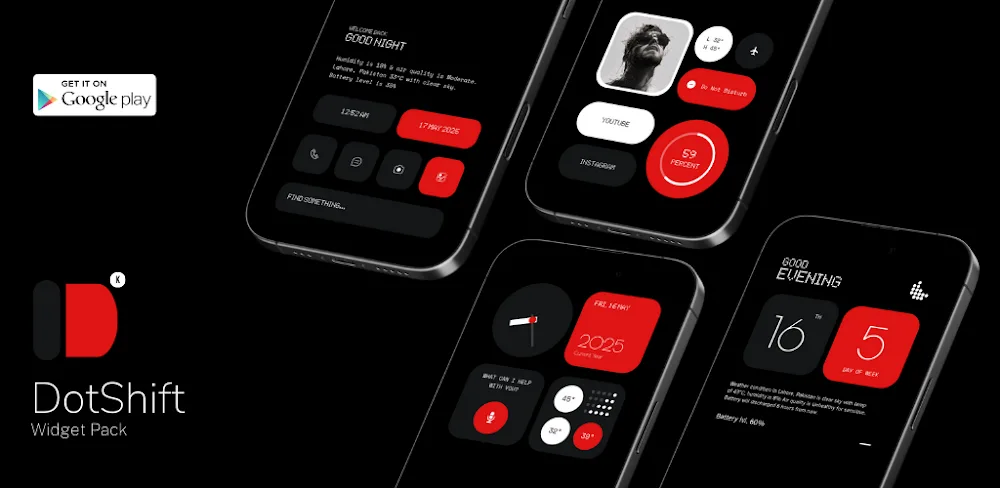 DotShift Widgets For KWGT MOD APK v1.1.1 Download