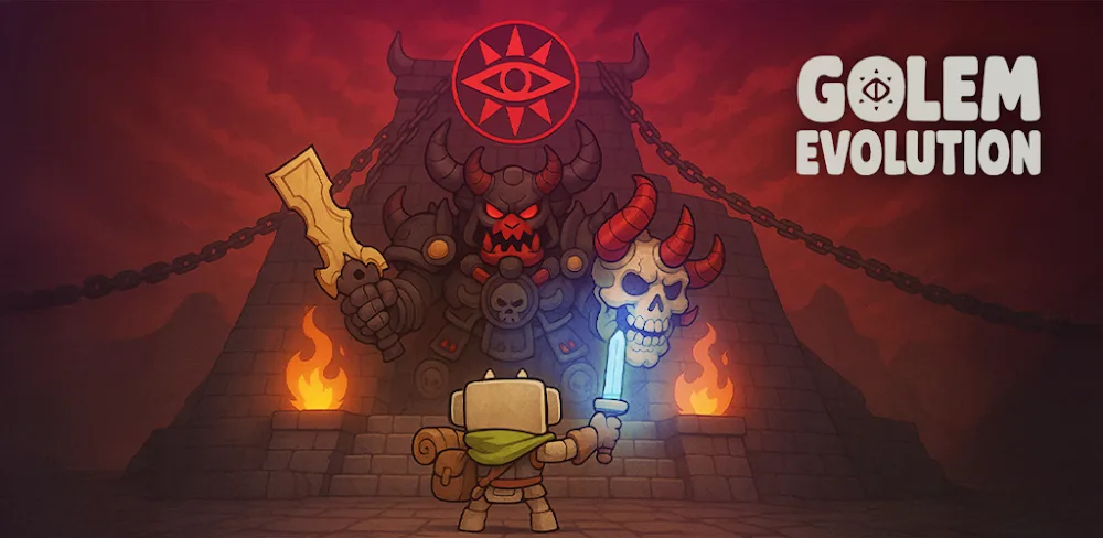 Golem Evolution v1.4.1 MOD APK (Idle Game, Unlimited Currency, God Mode) Download