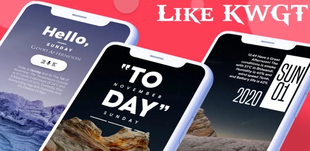 Like KWGT v4.3.0 MOD APK Download Free