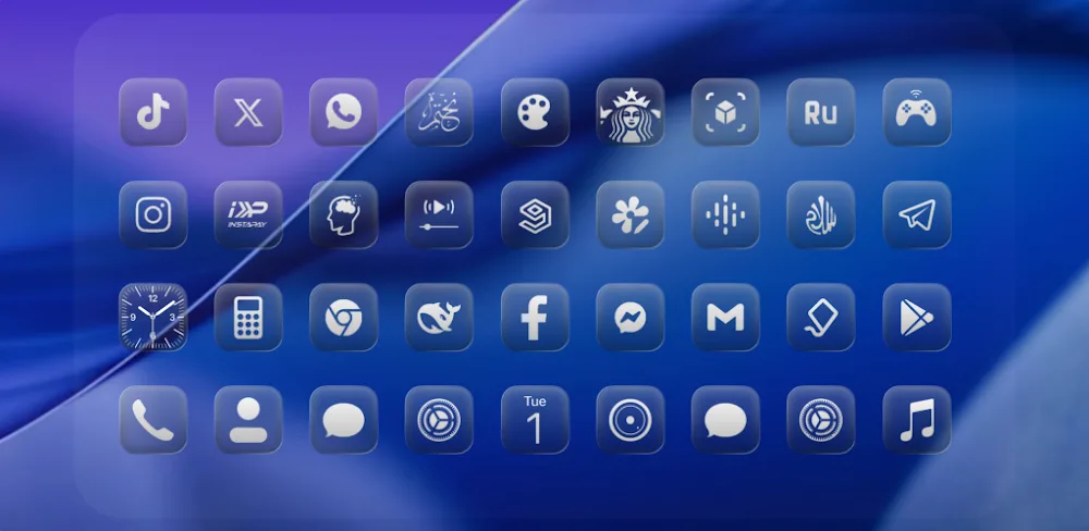 Liquid Glass 26 Icon Pack MOD APK v1.8 Download
