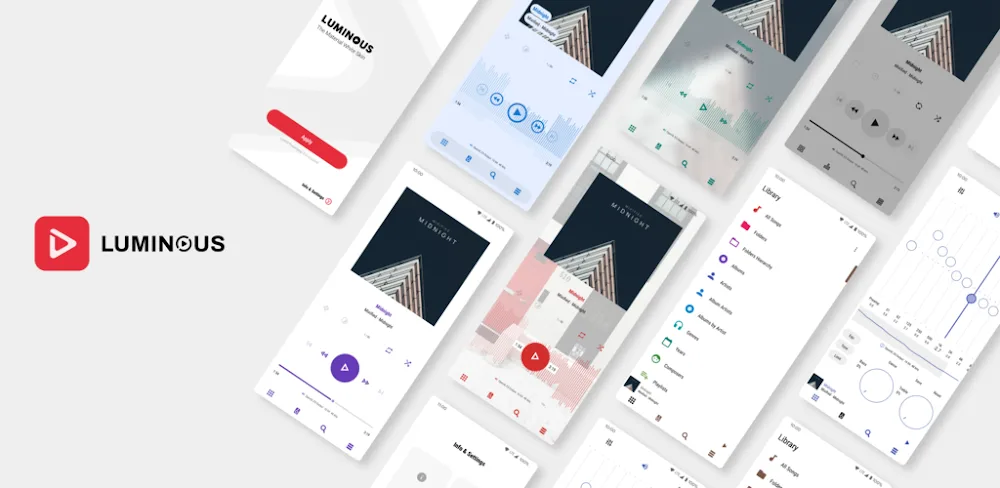 Luminous - Poweramp Skin MOD APK 10.5.7 Download