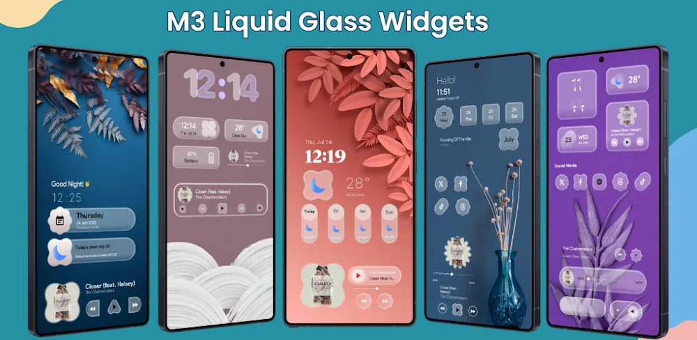 Material Glass Widgets v1.4 MOD APK Download