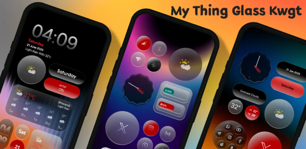 My Thing Glass KWGT v1.7.1 APK Full MOD Download