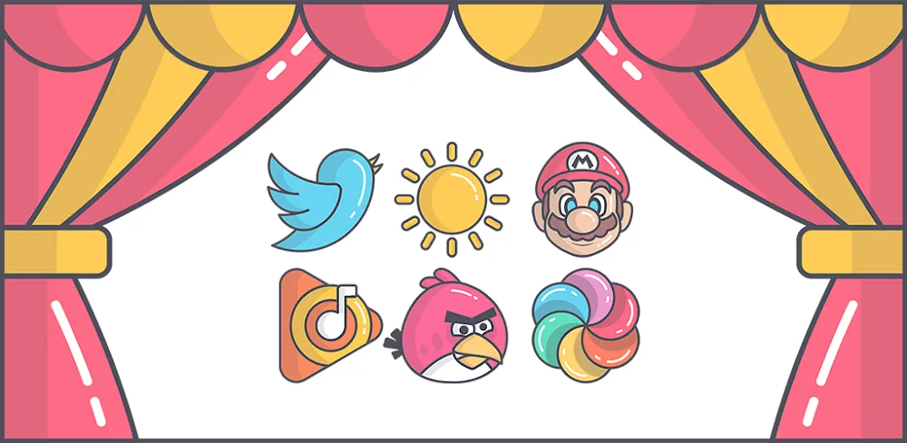 Olympia Cartoon Icons Pack v71 MOD APK Download