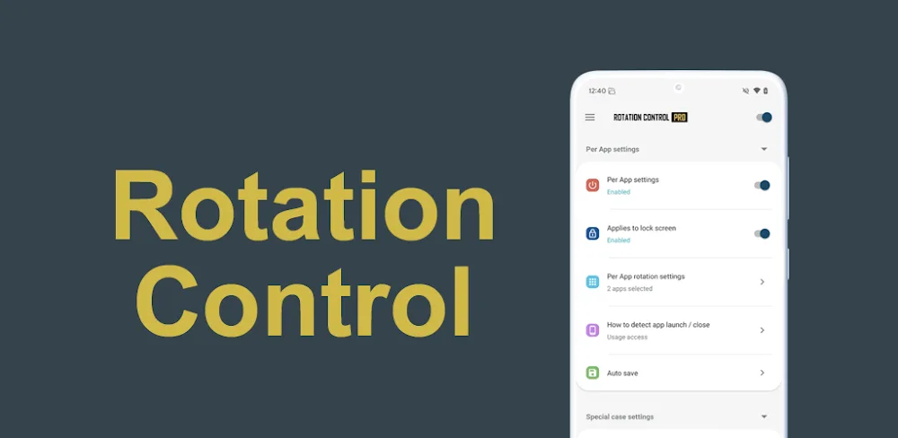 Rotation Control Pro v6.0.0 MOD APK Full Version Download