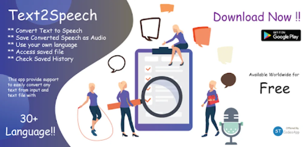 Text To Speech MOD APK v2.2.5 (Premium Unlocked) Download