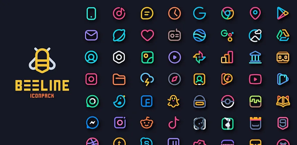BeeLine Icon Pack v6.1 MOD APK Download