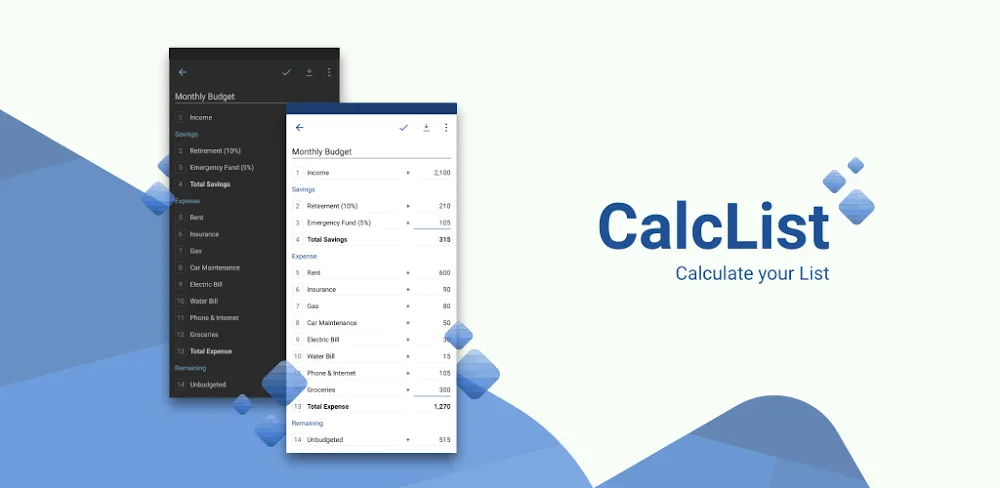 CalcList v2.9.8 MOD APK Premium Unlocked Download