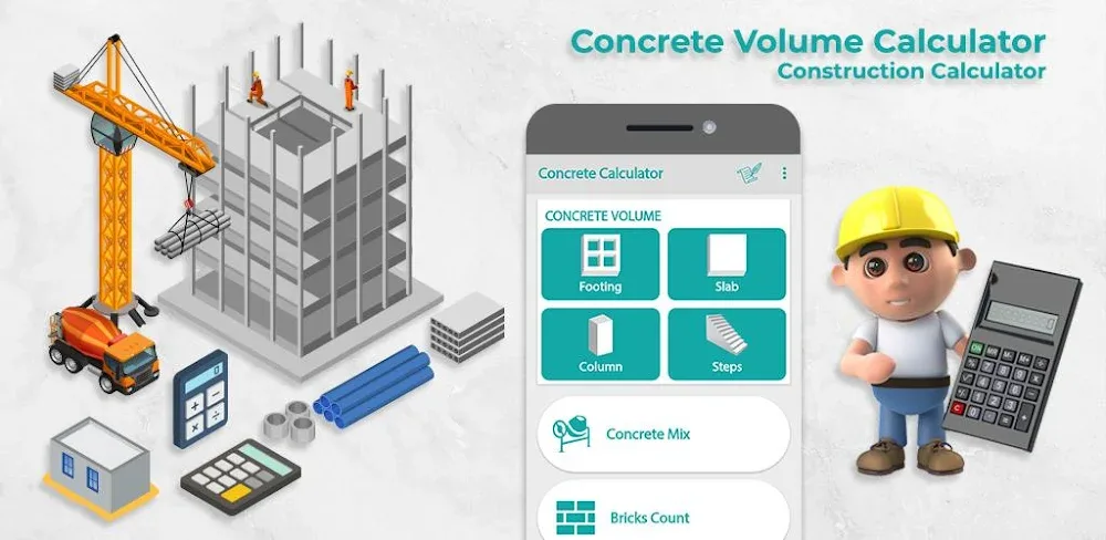 Civil Concrete Calculator v1.10 MOD APK (Premium Unlocked) Download