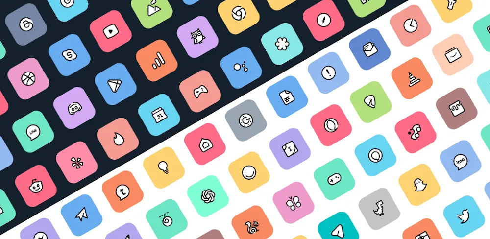 Crayon Adaptive IconPack MOD APK v2.1.8 Download