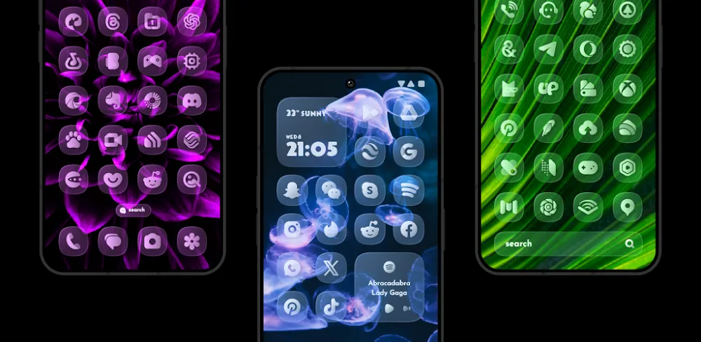 Glass Material You Icons v1.2 MOD APK Full Version Download