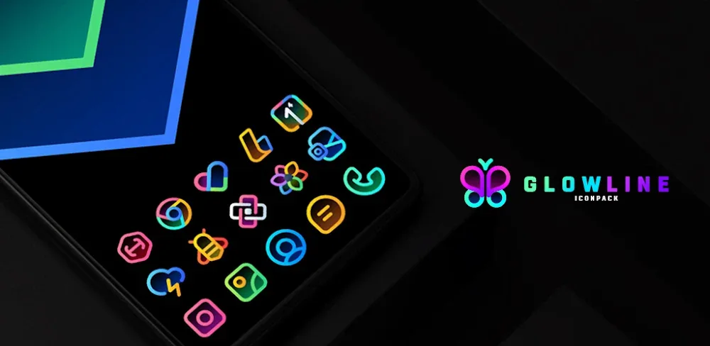 GlowLine Icon Pack v4.8 MOD APK Download