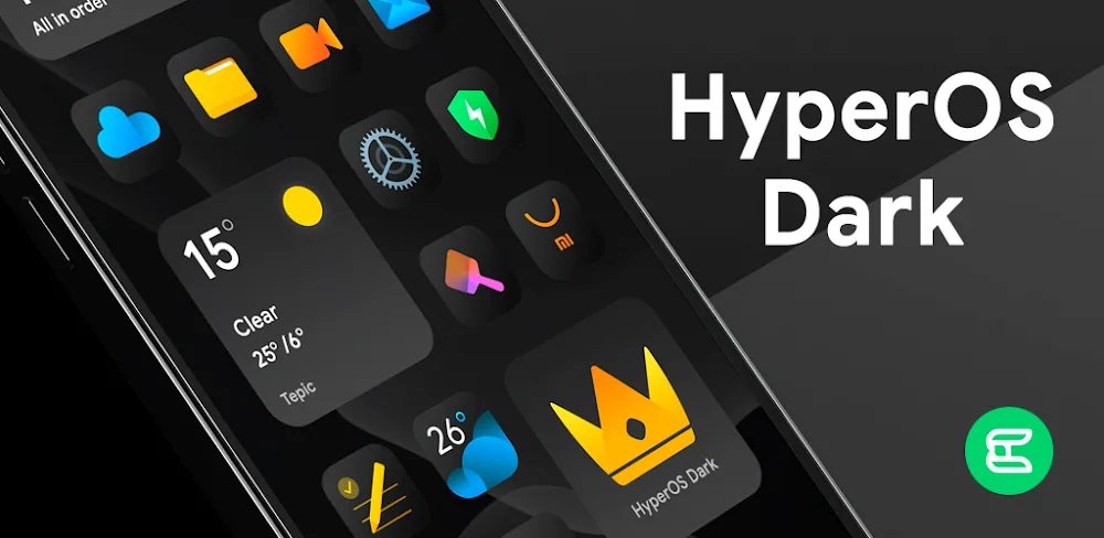HyperDark Icon Pack v1.2.2 MOD APK Download