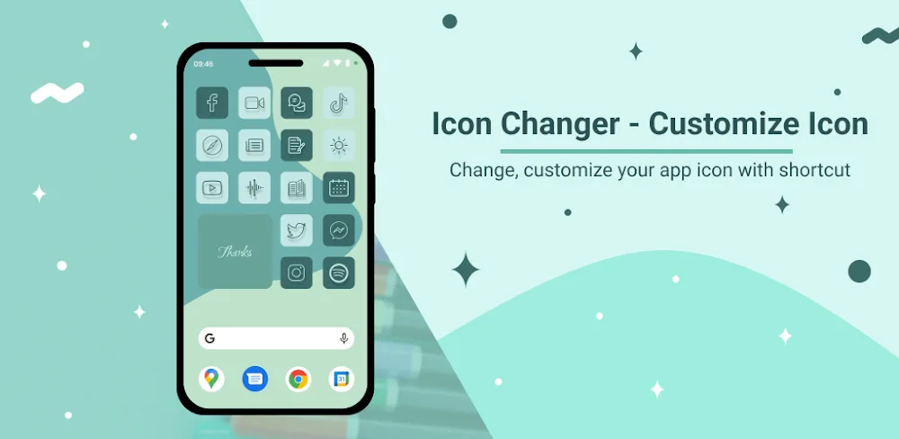 Icon Changer v1.3.7 MOD APK Premium Unlocked Utility MOD APK Download