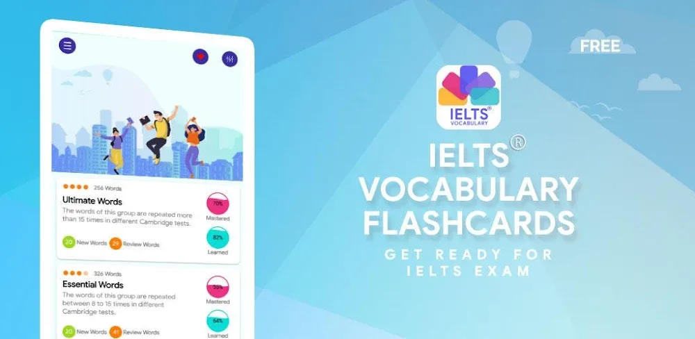 IELTS Vocabulary Flashcards v2.0 MOD APK Download (Premium Unlocked)