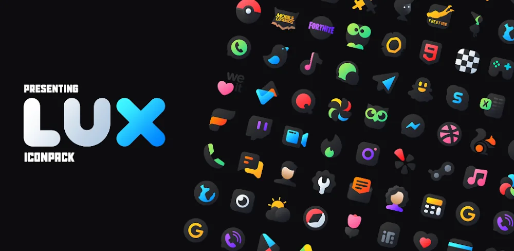 LuX IconPack v5.1 MOD APK Download (Utilities)