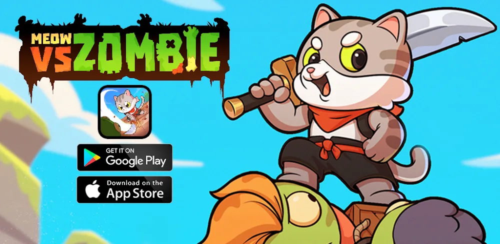 Meow vs Zombie v1.0.5 MOD APK (Menu, High EXP Drop, Speed Multiplier) Download