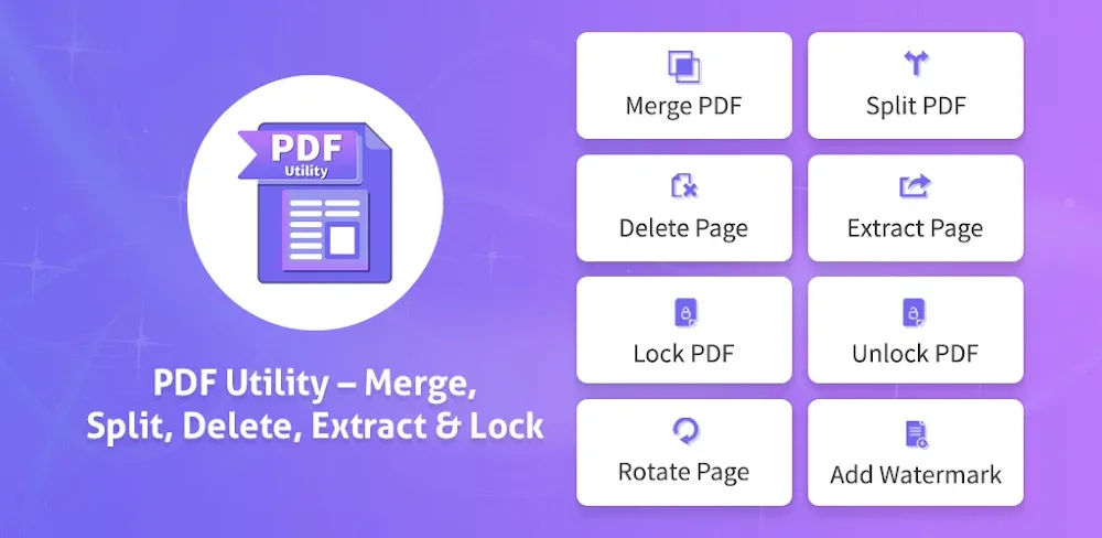 PDF Utility - Merge, Split PDF v1.9 MOD APK Download