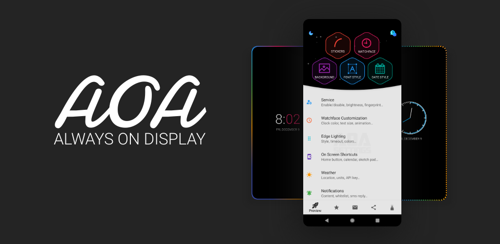 AOA: Always on Display 7.2.7 MOD APK Pro Unlocked Download Utilities