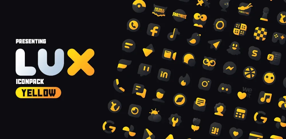 LuXYellow IconPack MOD APK v5.1 Download