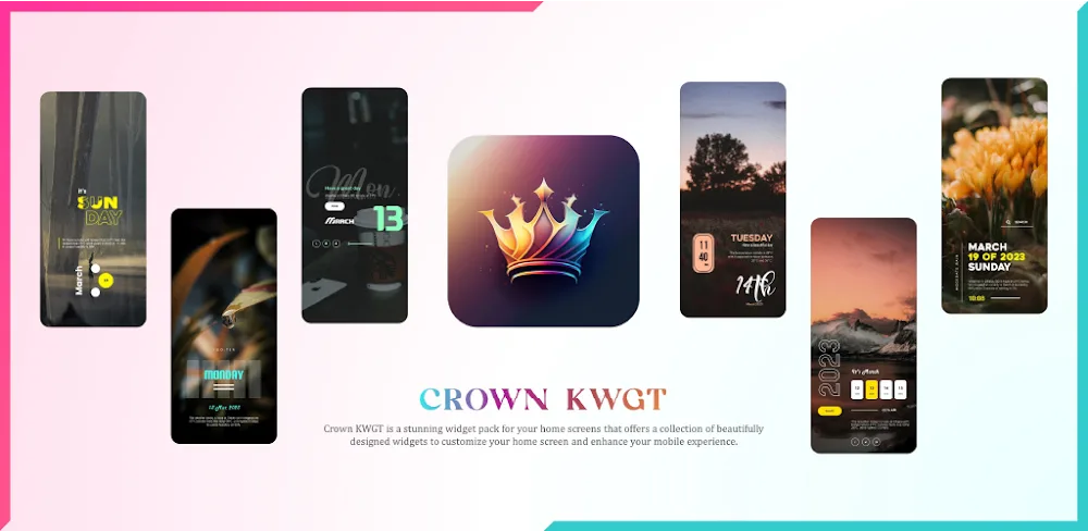 Crown KWGT v9.0.1 MOD APK Download