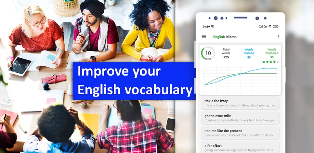 English Idioms & Slang Phrases 2.0.4 MOD APK Download (Utilities)