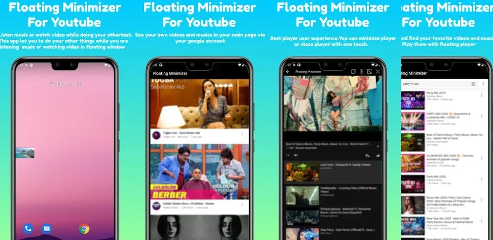 Floating Minimizer Tube v6.3 MOD APK Download (Utility MOD)