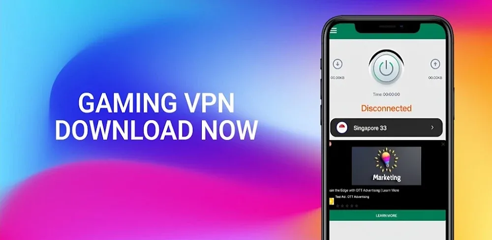 Gaming VPN - Lower Ping Vpn v50.25 MOD APK Download (Premium Unlocked)