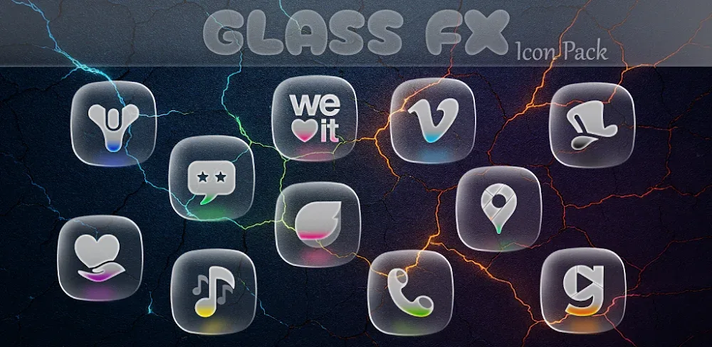 GlassFX Icon Pack v1.0.6 MOD APK Download