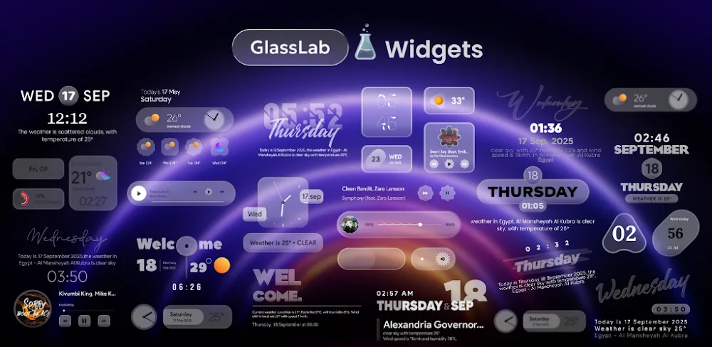GlassLab Widgets v1.0 MOD APK Download Full Version Utilities App