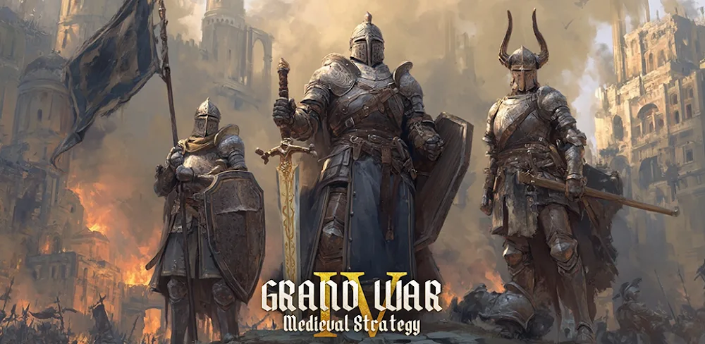 Grand War 4: Medieval Strategy MOD APK v0.3.20 Download Free Purchase