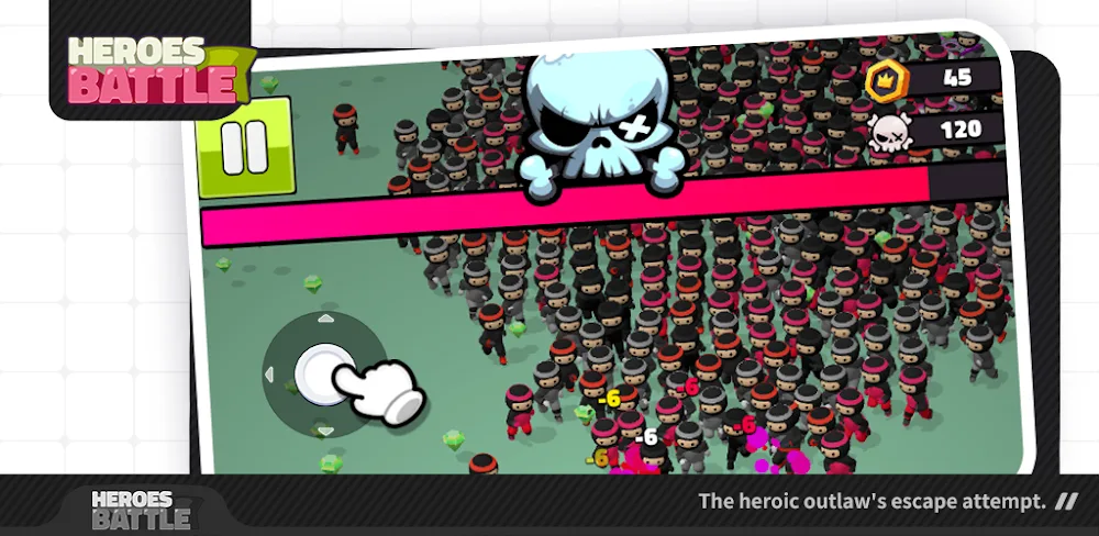 Heroes Battle 3.4.4 MOD APK Download (Menu, God Mode)