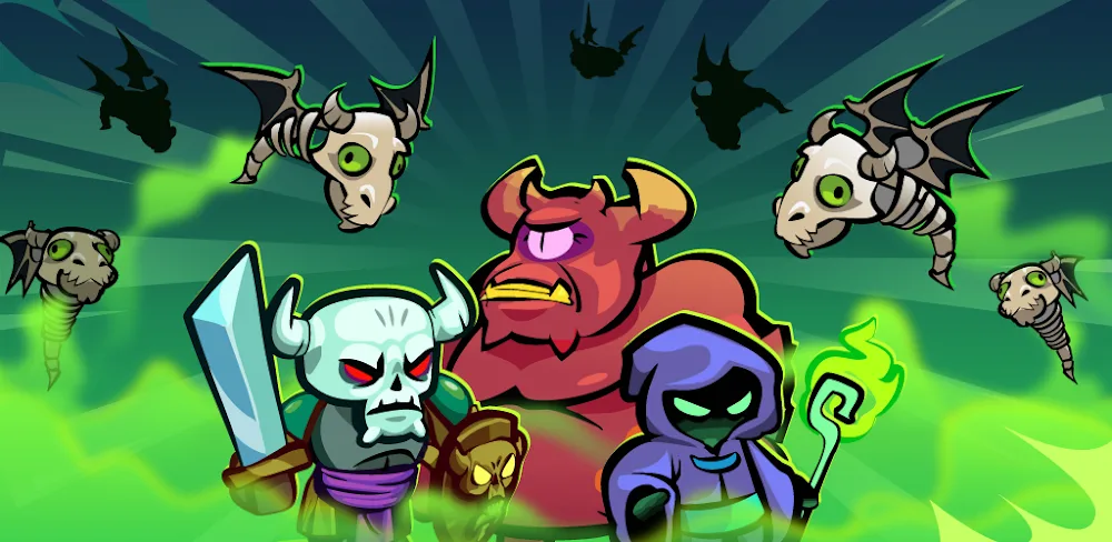 Skeleton Wars v21.0.6 MOD APK Game Download