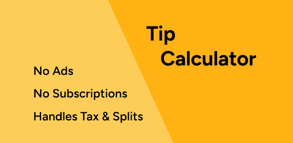 Tip Calculator v11.0.2 MOD APK Premium Unlocked Download