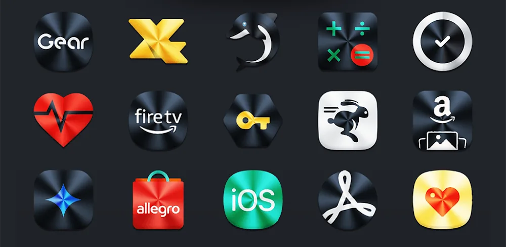 Darko Metal Icon Pack v1.4 MOD APK Download (Utilities)