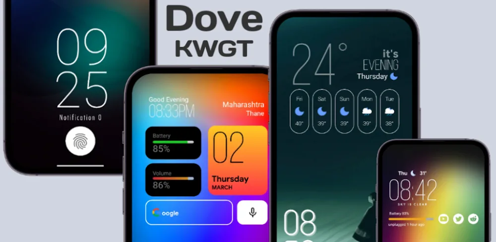 Dove KWGT v1.1.3 MOD APK Download (Full Version)