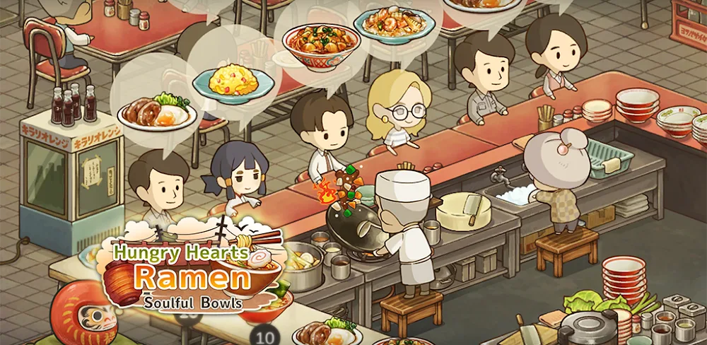 Hungry Hearts Ramen v1.0.1 MOD APK (Unlimited Gold, Menu) Download