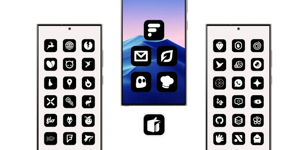 iBlack - Icon Pack MOD APK v6.2 Download